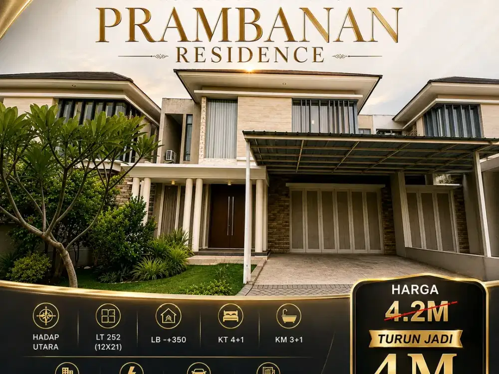 MURAH PRAMBANAN RESIDENCE MINIMALIS DKT ROYAL RR WBM WIYUNG