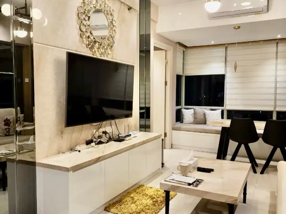 DISEWAKAN APARTEMEN ANDERSON PAKUWON 2BR LT27 HOOK CITY VIEW FURNISH