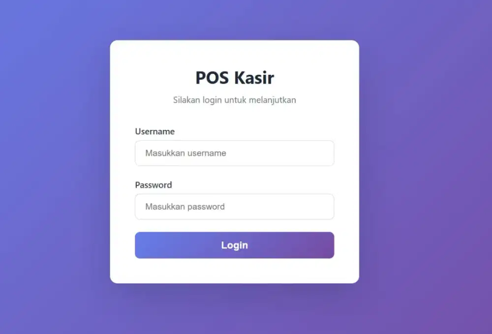 Buat Program KASIR