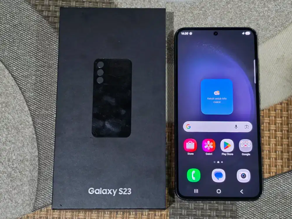 SAMSUNG S23 256GB/8GB BLACK EXS SEIN RESMI