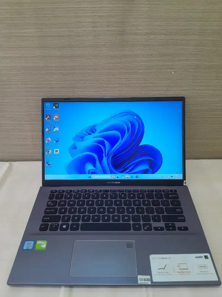 Asus vivobook14, core i5 gen8, ram 8gb, ssd 256gb,VGA nvidia mx230 2gb
