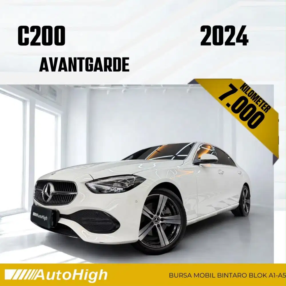 DP10% [Km7.000] C200 Avantgarde 2024 White Reg 2025 #AUTOHIGH