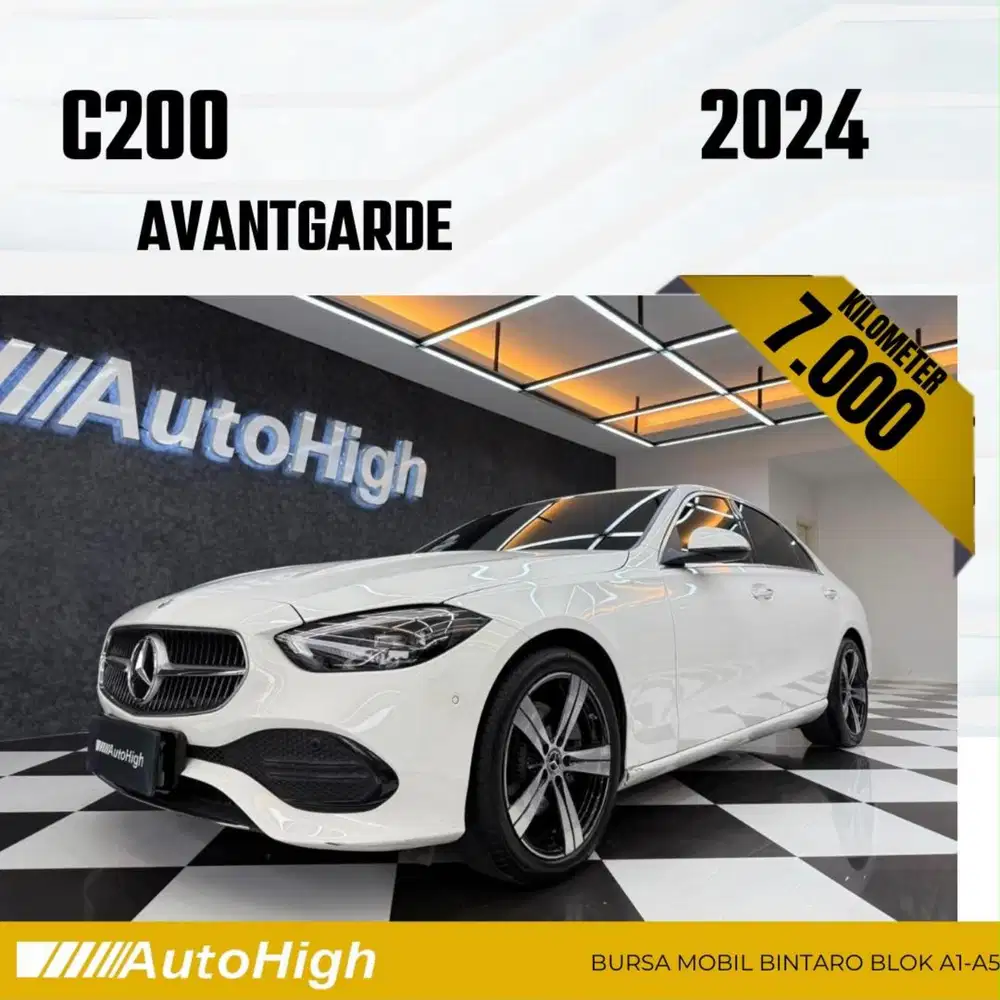 DP10% [Km7.000] C200 Avantgarde 2024 White Reg 2023 #AUTOHIGH