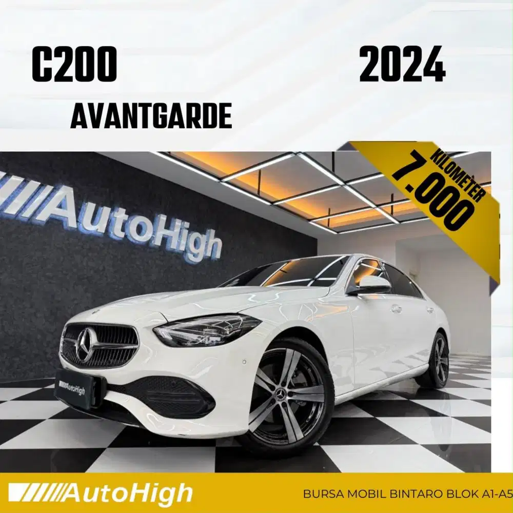 DP10% [Km7.000] C200 Avantgarde 2024 White Reg 2025 #AUTOHIGH