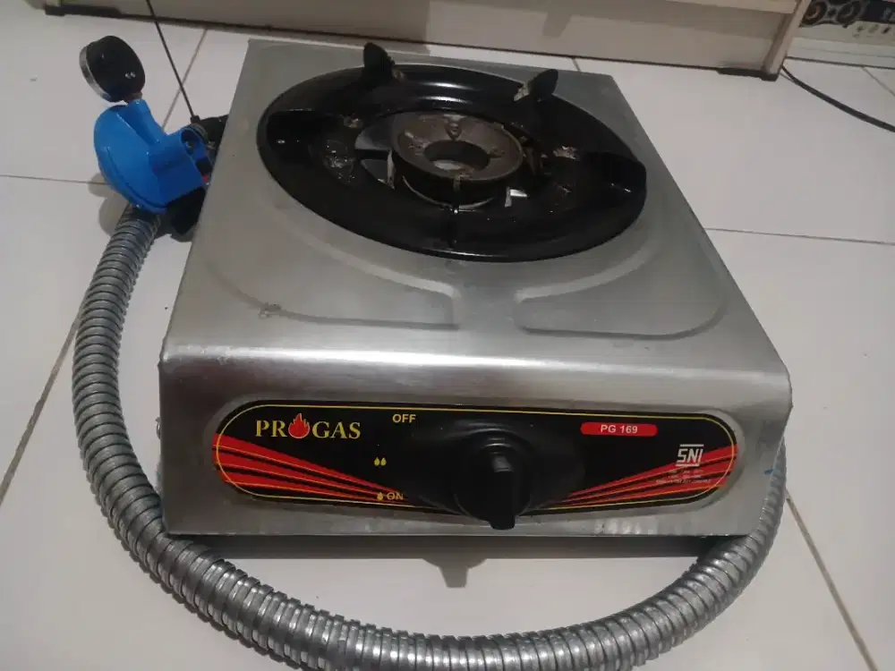 Kompor 1 tungku progas + Regulator