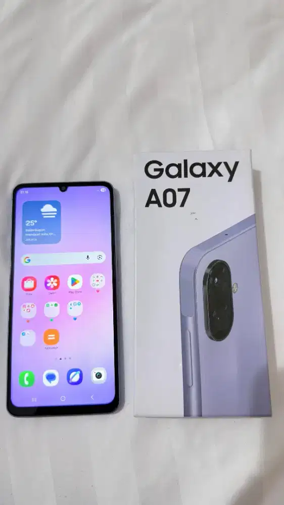 Samsung a07 violet 4/64gb garansi resmi