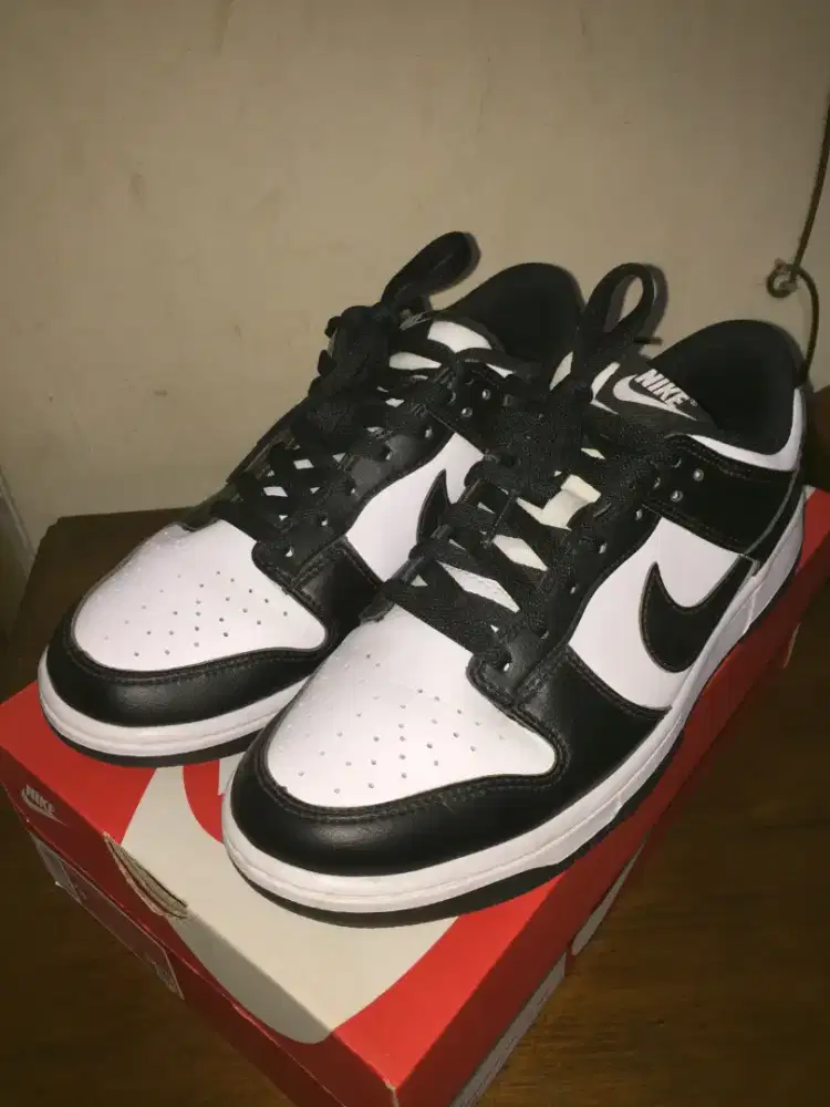 NIKE DUNK LOW RETRO PANDA BLACK WHITE