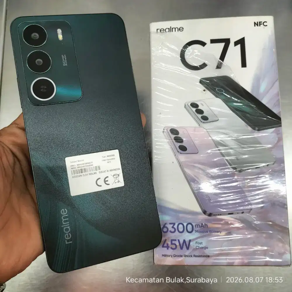 Realme C71 8/128gb fullset original