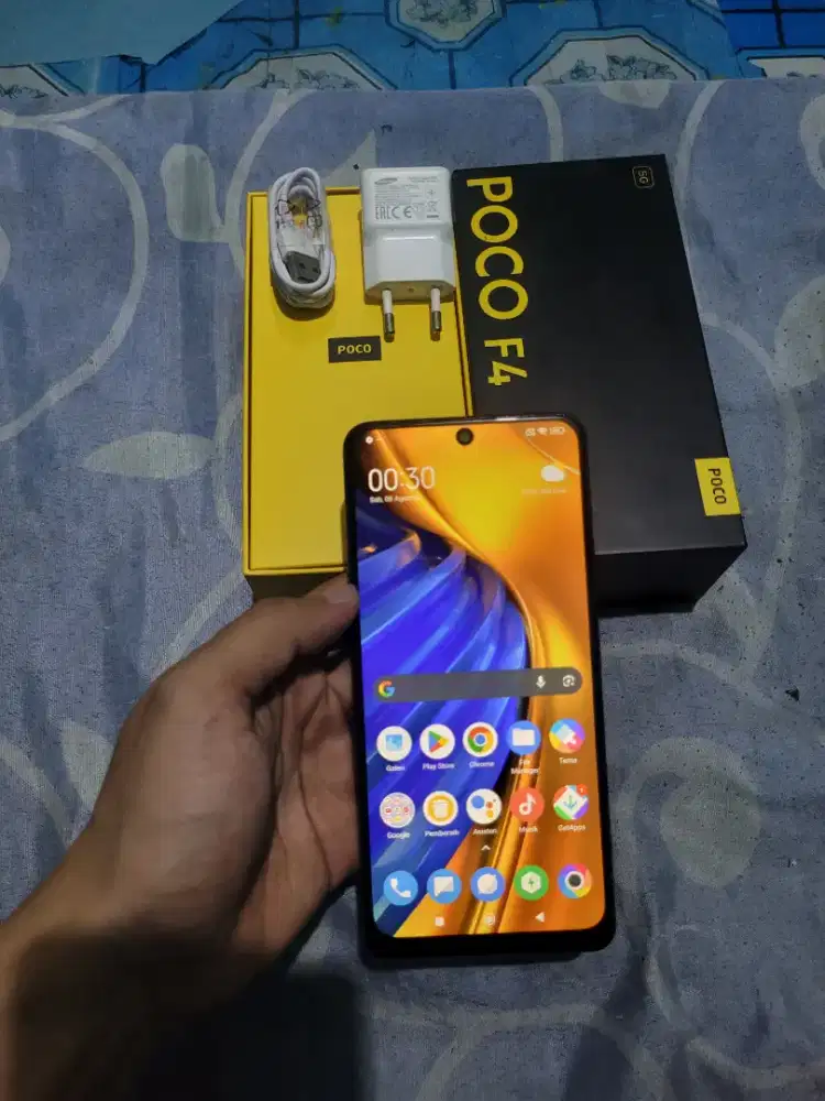Jual BU POCO F4 5G RAM 8/256 GB FULLSET SECOND NO MINUS