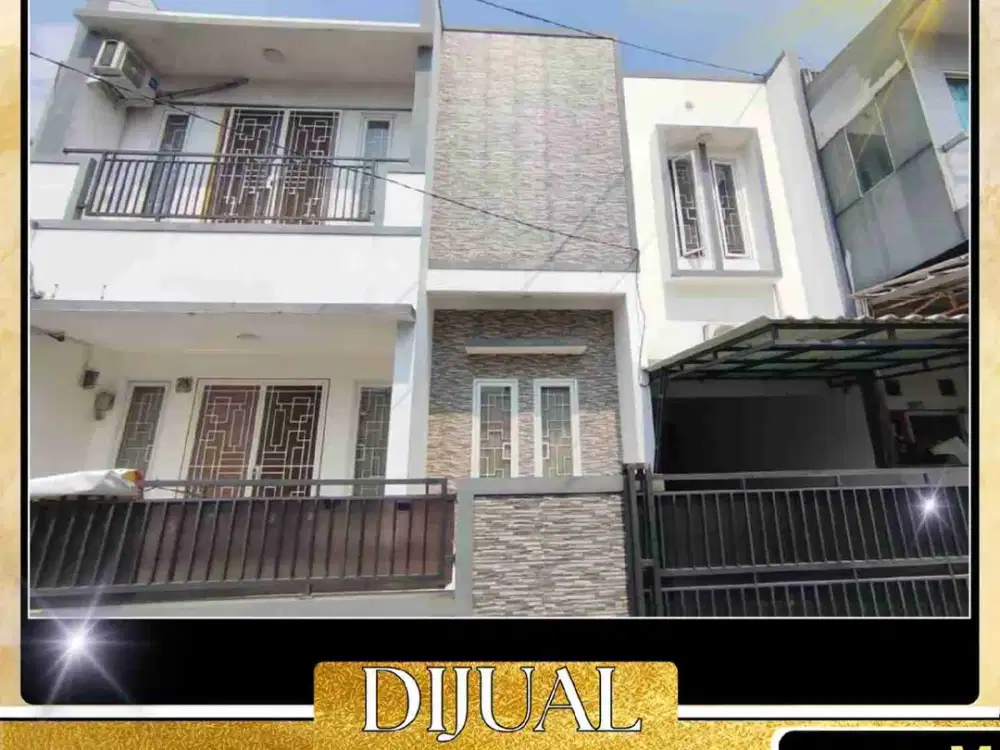 DIJUAL RUMAH 2,5 LANTAI LUAS TANAH 150 M² DI PEDONGKELAN CENGKARENG JAKARTA BARAT