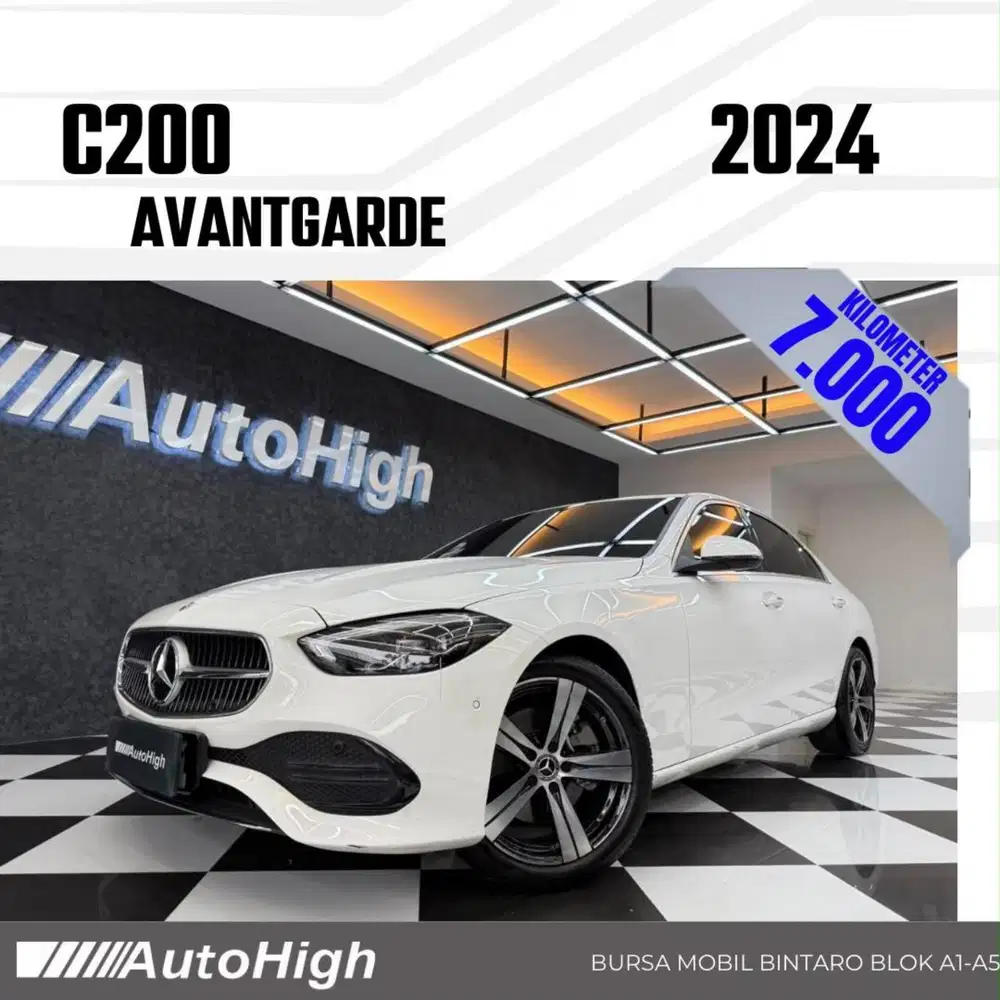 DP10% [Km7.000] C200 Avantgarde 2024 White Reg 2025 #AUTOHIGH