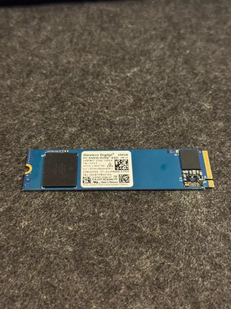 SSD NVME WD 256 GB