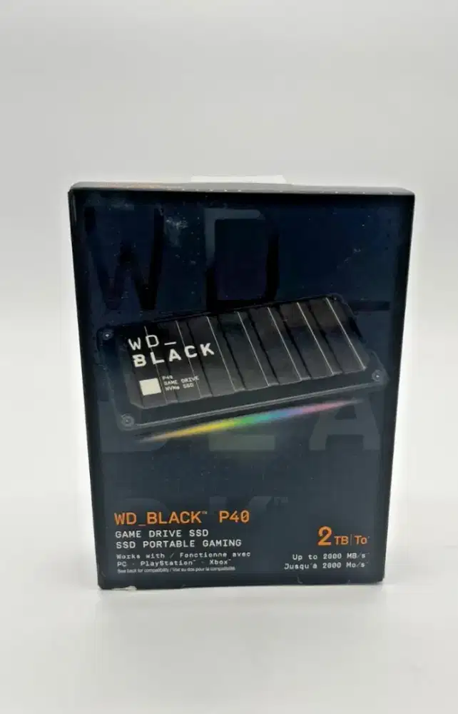 WD_BLACK P40 2TB Game Drive USB 3.2 Gen 2x2 External SSD