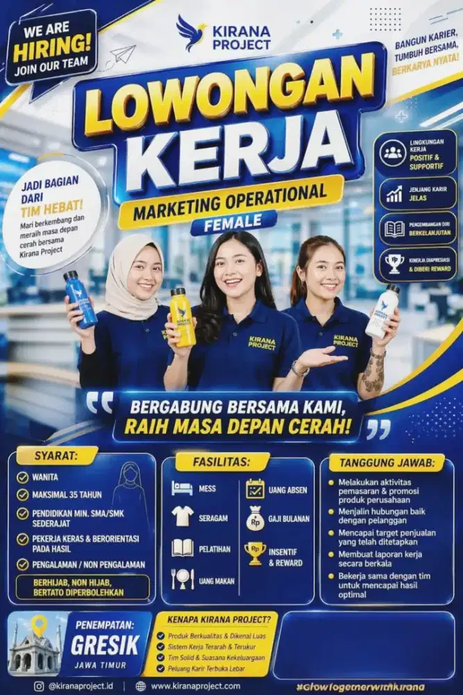 Lowongan Kerja Loker Sales SPG Mall Freelance