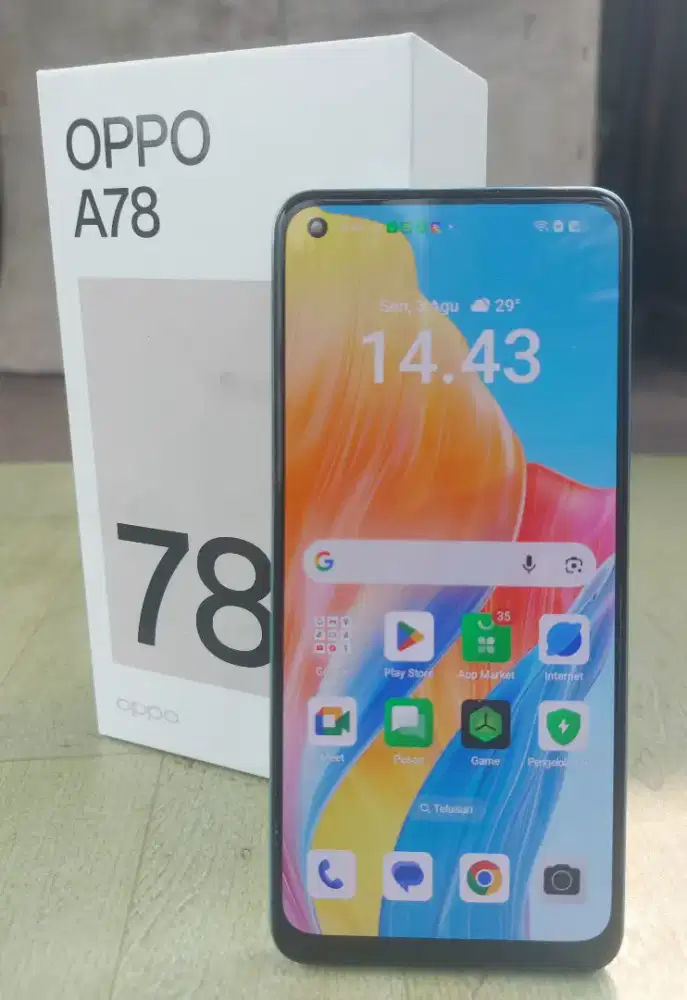 hp oppo a78 4g 8/256