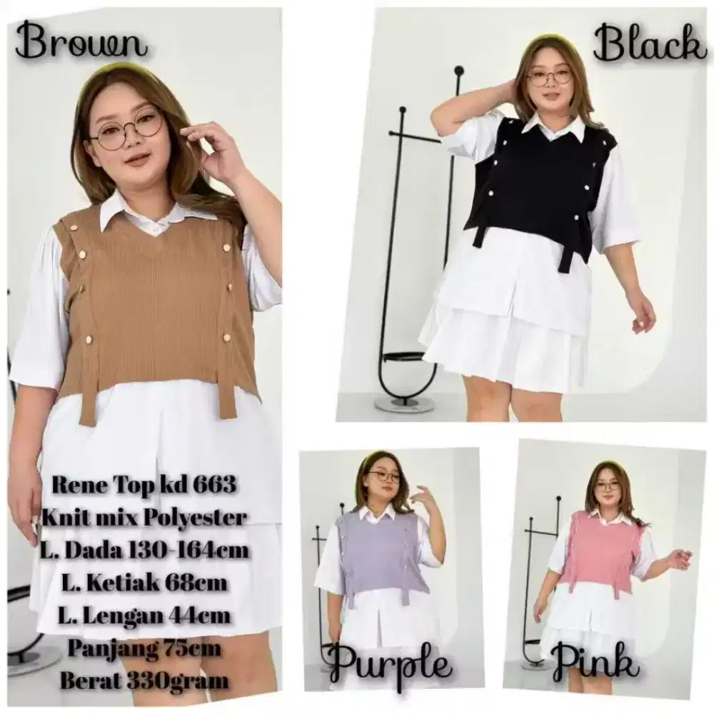 Rene Blouse Korea Jumbo