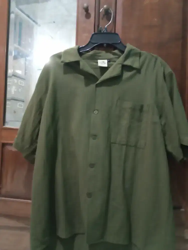 COZYCLUB Cuban Bowling Boxy Oversized Shirt Kemeja Bowling Polos