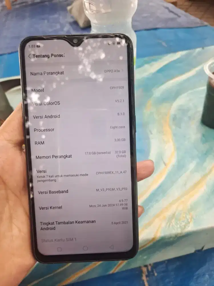 Oppo a5s 3/32 siap pakai