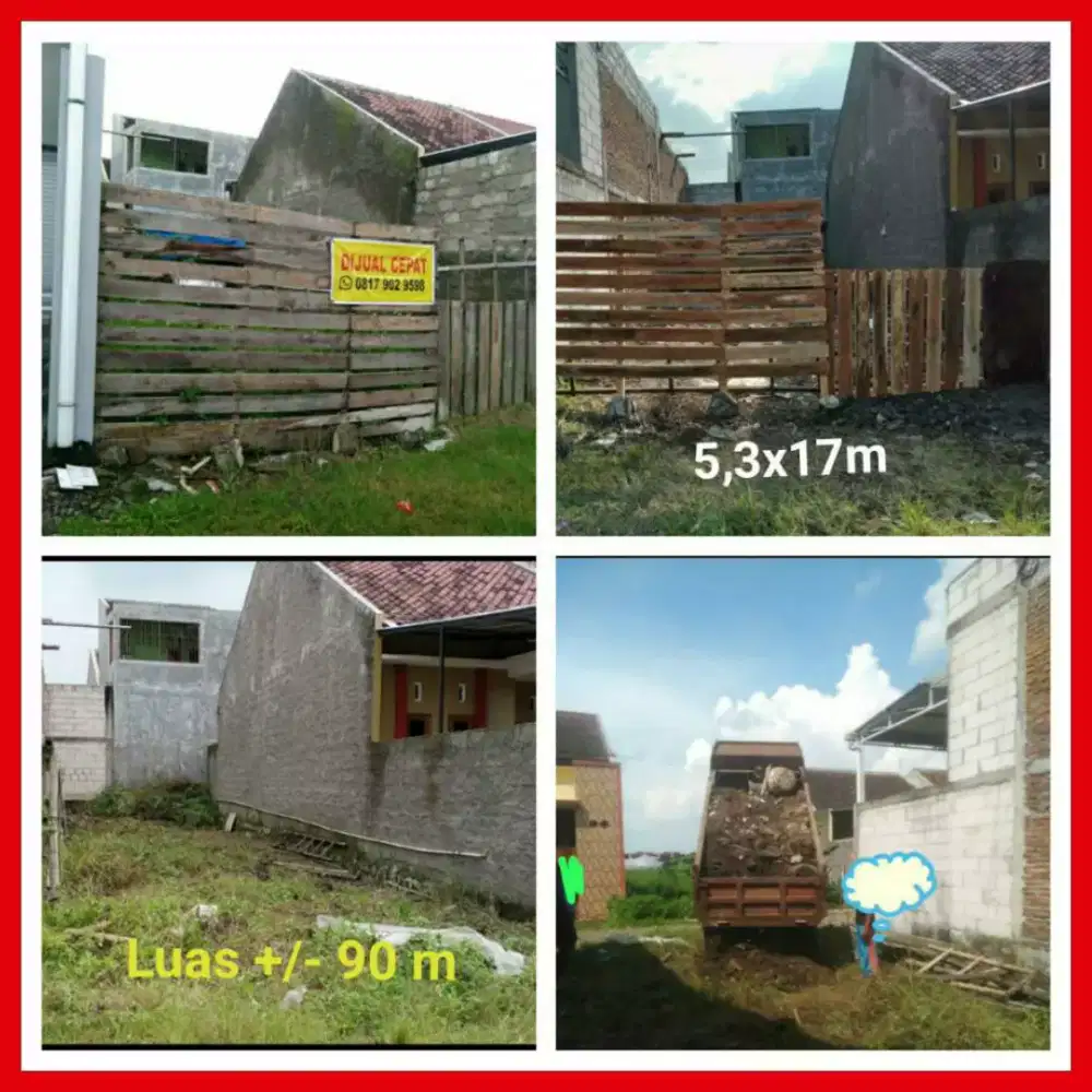 Dijual Cepat Tanah Pekarangan Murah BU Manang, Grogol Sukoharjo Solo