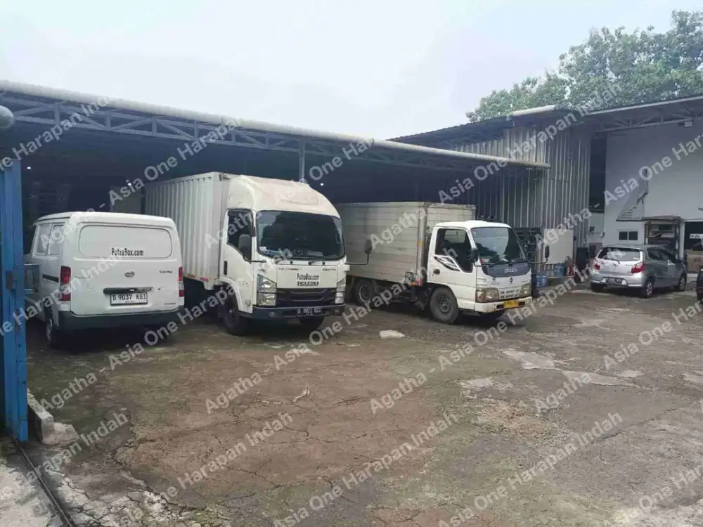 Gudang 800m2 7.5miliar Cimuning, Mustika Jaya Bekasi