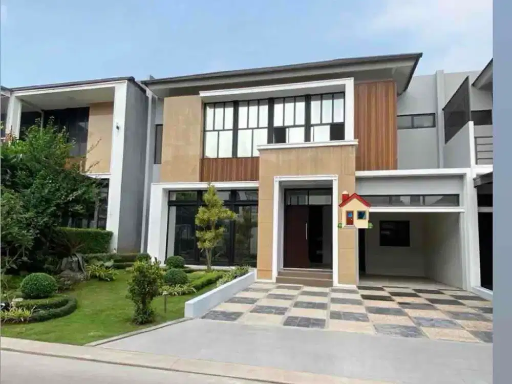 Rumah Dua Lantai Dekat Taman Siap Huni Kota Wisata