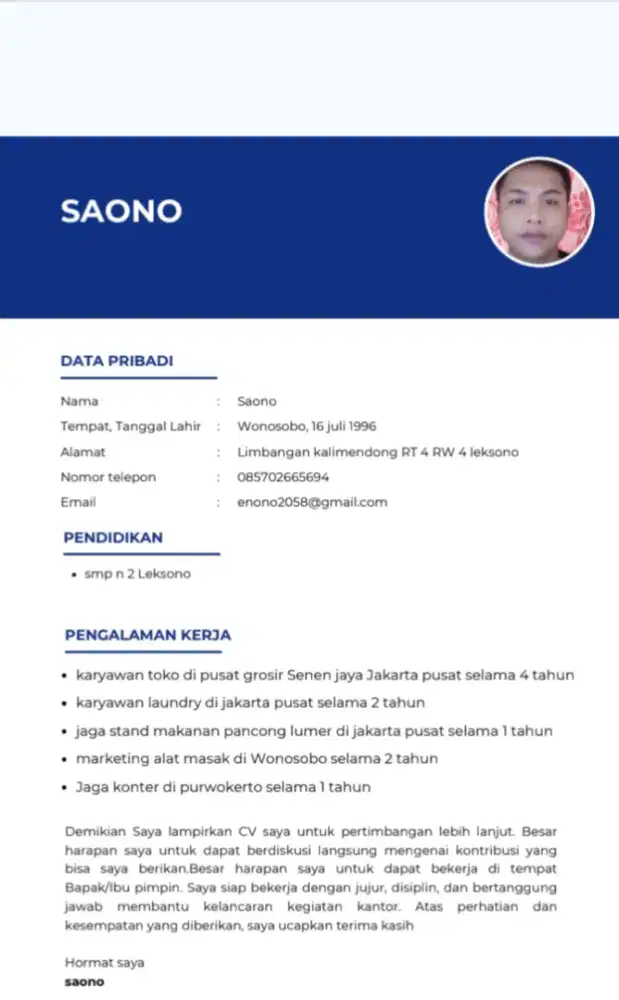 Mencari pekerjaan