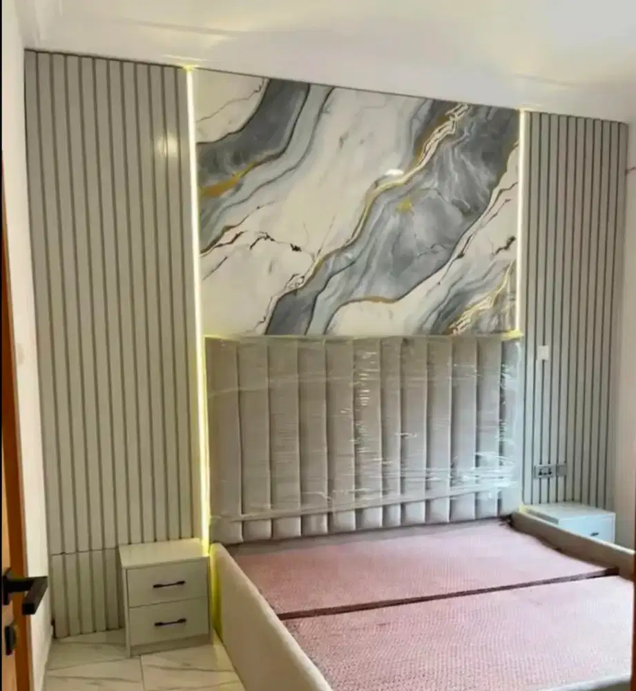 Distributor Wpc Panel Kombinasi UV Board Marble