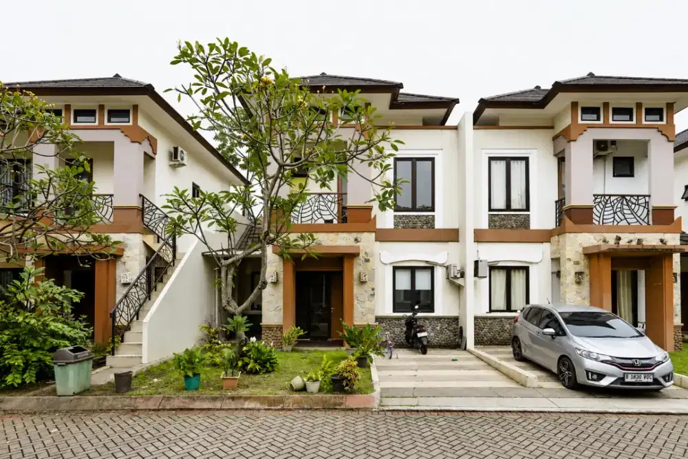 Rumah 2 Lantai LT104 LB84 SHM | Bali Resort Serpong |Harga termurah