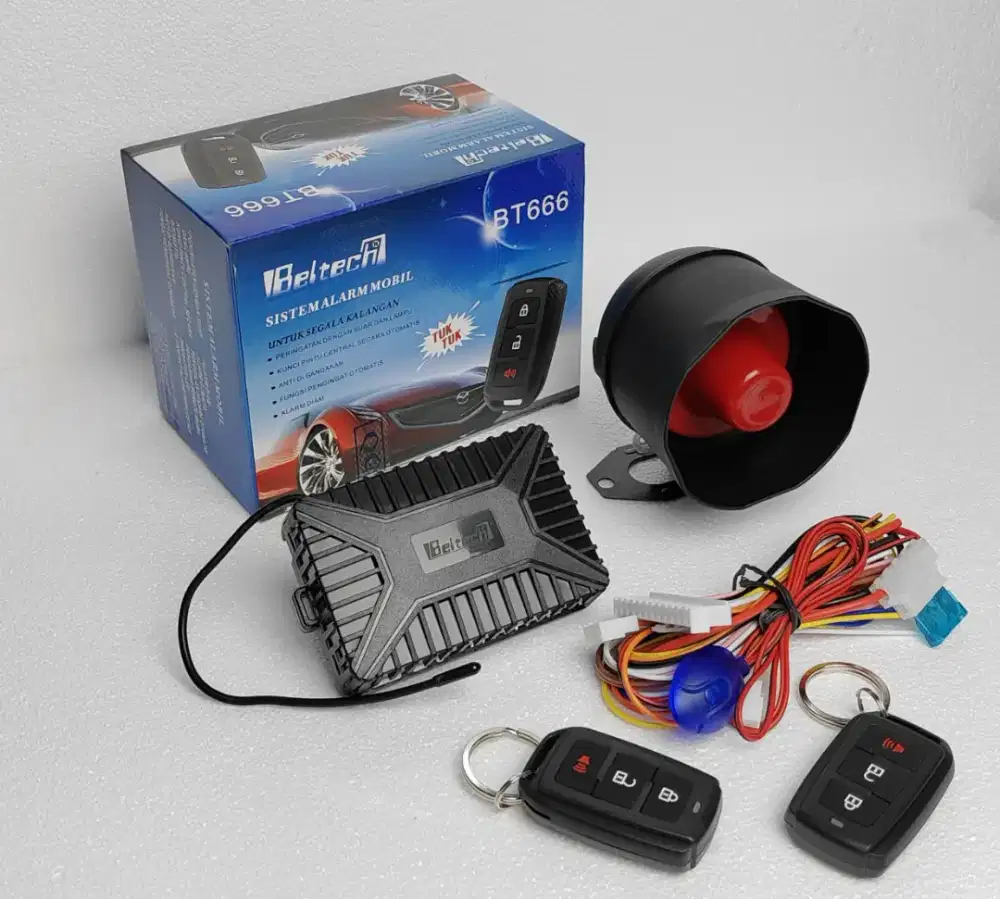 Alarm remote mobil Beltech kuat awet