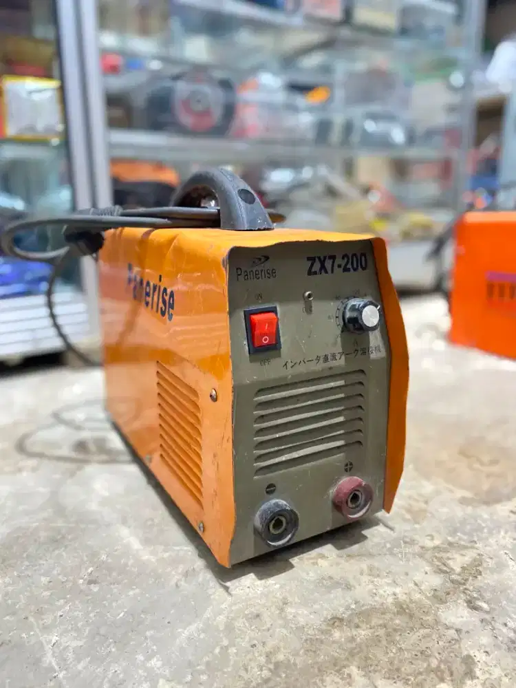 MESIN LAS BEKAS MMA 200A PANERISE ZX7 SMAW LISTRIK IGBT DC