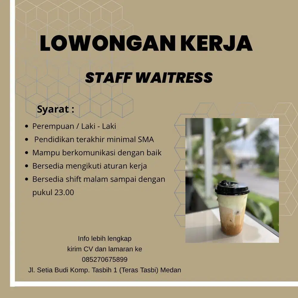 Lowong Kerja Waiters