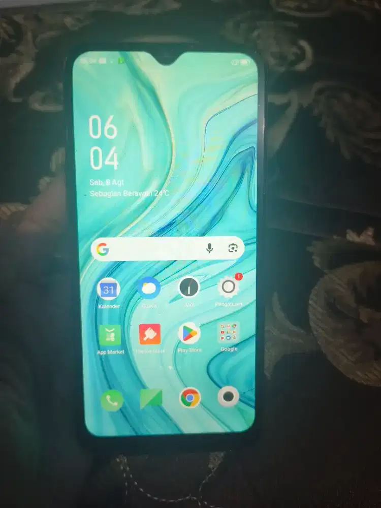 Oppo A1k ram 2/32 lcd ganti an volum atas gak bisa