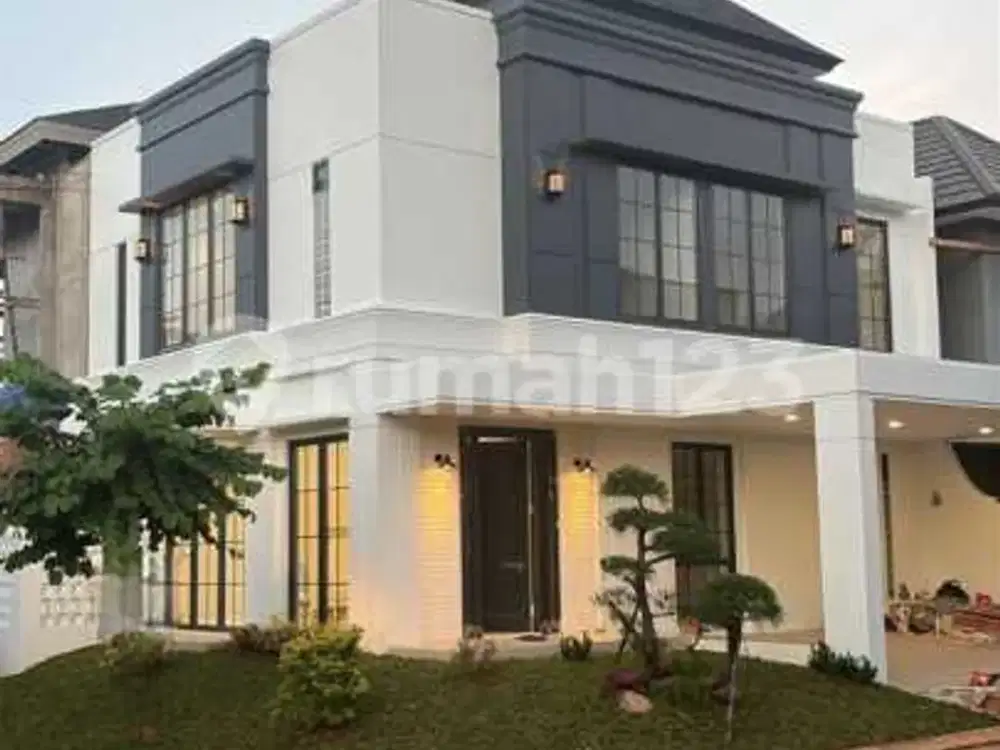 Dijual Rumah Klasik Modern 2 Lantai Hoek Nusaloka BSD