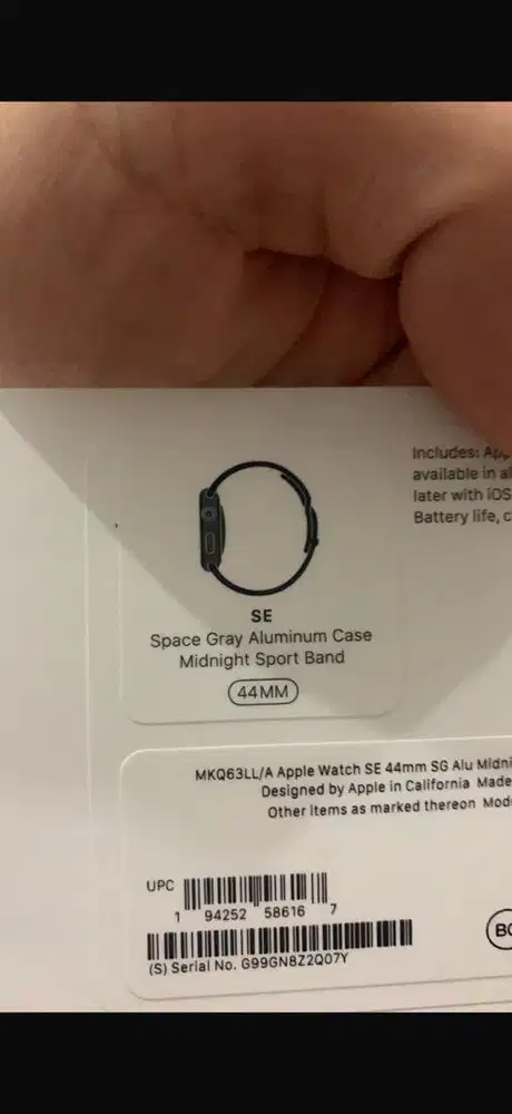 Jual iwatch se generasi pertama 44 MM