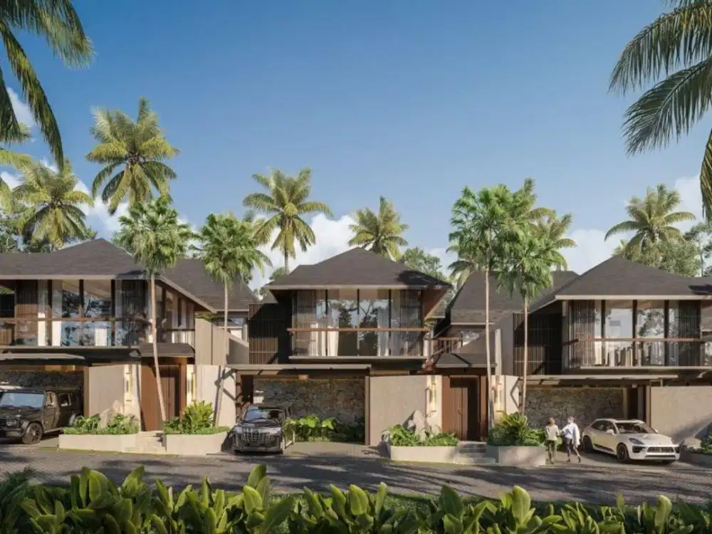Villa Luxury Berkonsep Arsitektur Bali Di Jimbaran Hijau