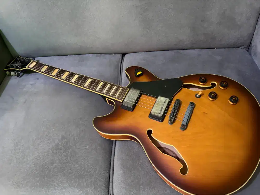 gitar elektrik semihollow ibanez Asv73 ori