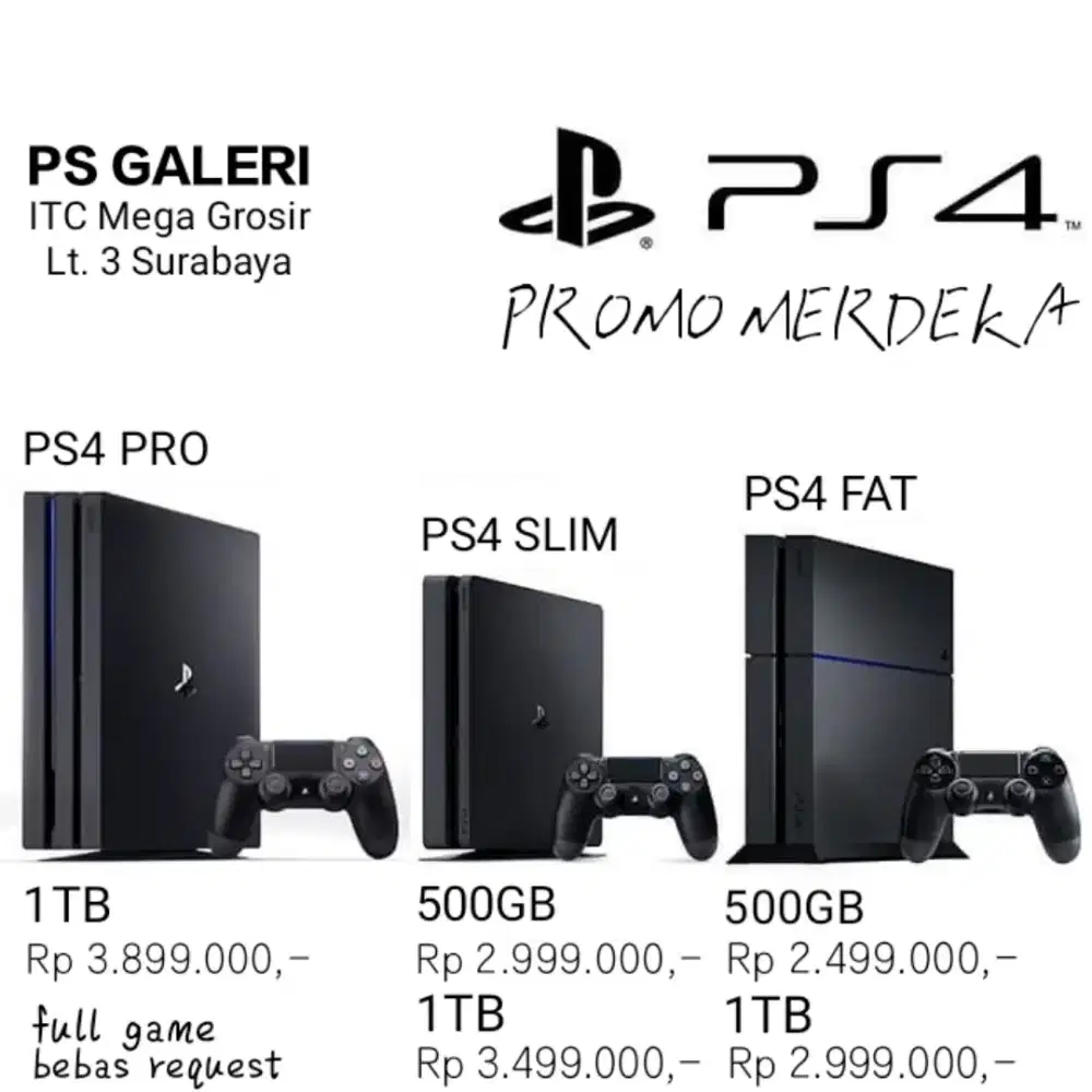 PS4 HAND FAT/SLIM/PRO PROMO 8-8