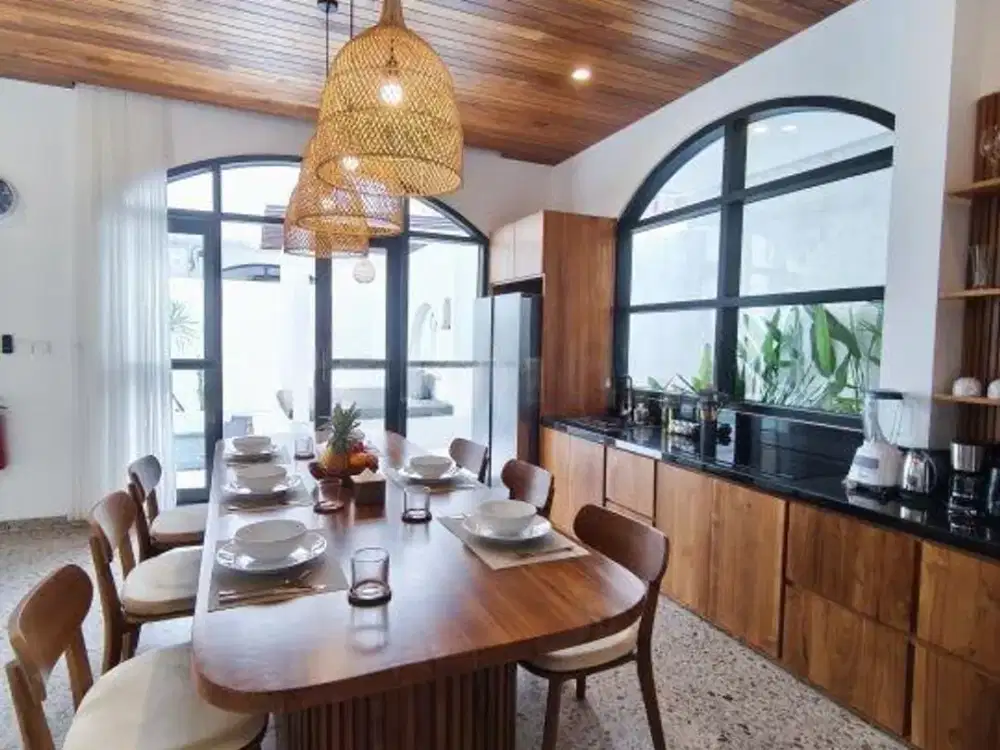 Luxury Private Villa Fully Furnished 3 Br Di Batu Bolong Canggu - Thumbnail 6