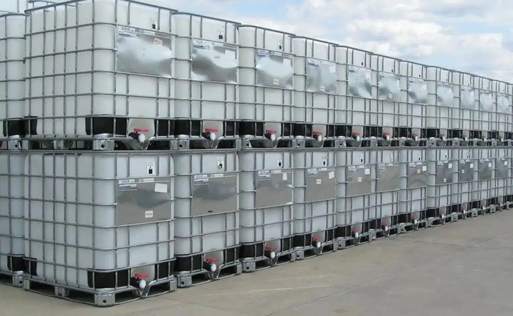 Tandon 1000L kempu ibc tank murni sekali pakai ex foodgrade
