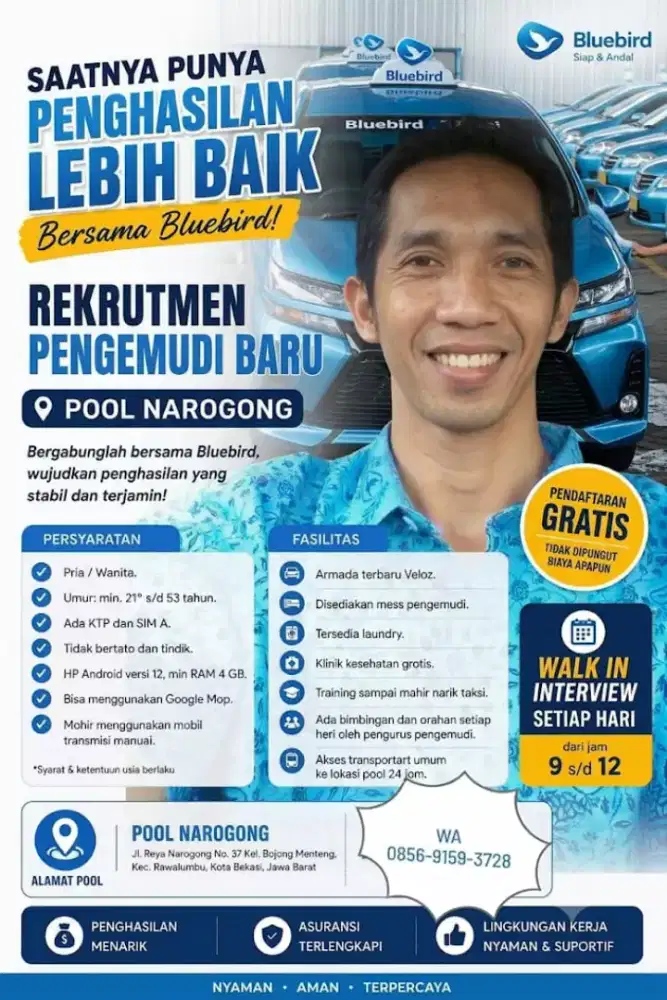 Loker Driver Daerah Bekasi