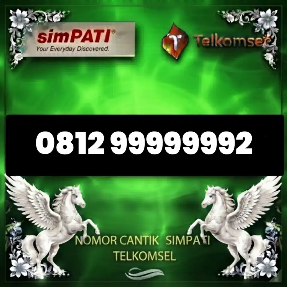 Nomor cantik simpati Telkomsel super seri Sapta