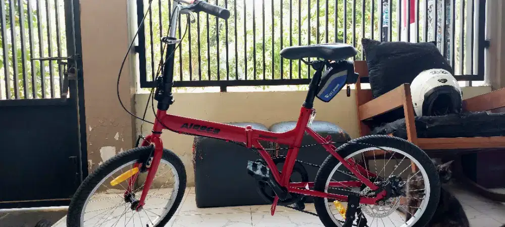 ALEOCA SEPEDA LIPAT 20 7 SPEED + CAKRAM | MULUS | LENGKAP