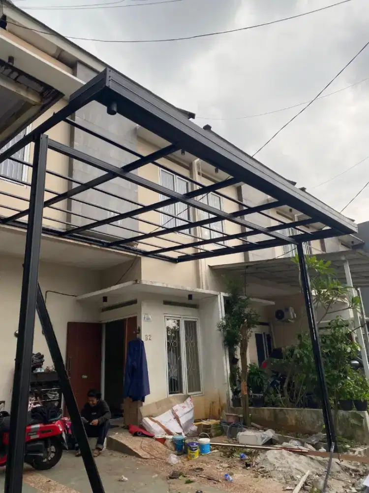 CANOPY KANOPI, KITCHEN SET, TRALIS, RAILING, TANGGA, PAGAR, ATAP BAJA