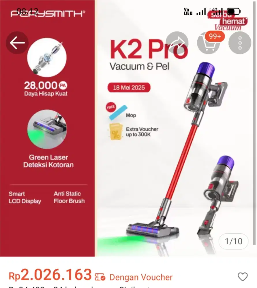 Di jual cepat vacum cleaner