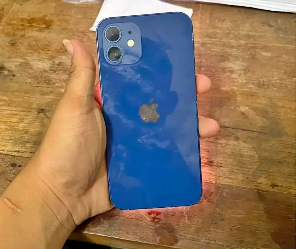Dijual iphone 12 blue 128gb