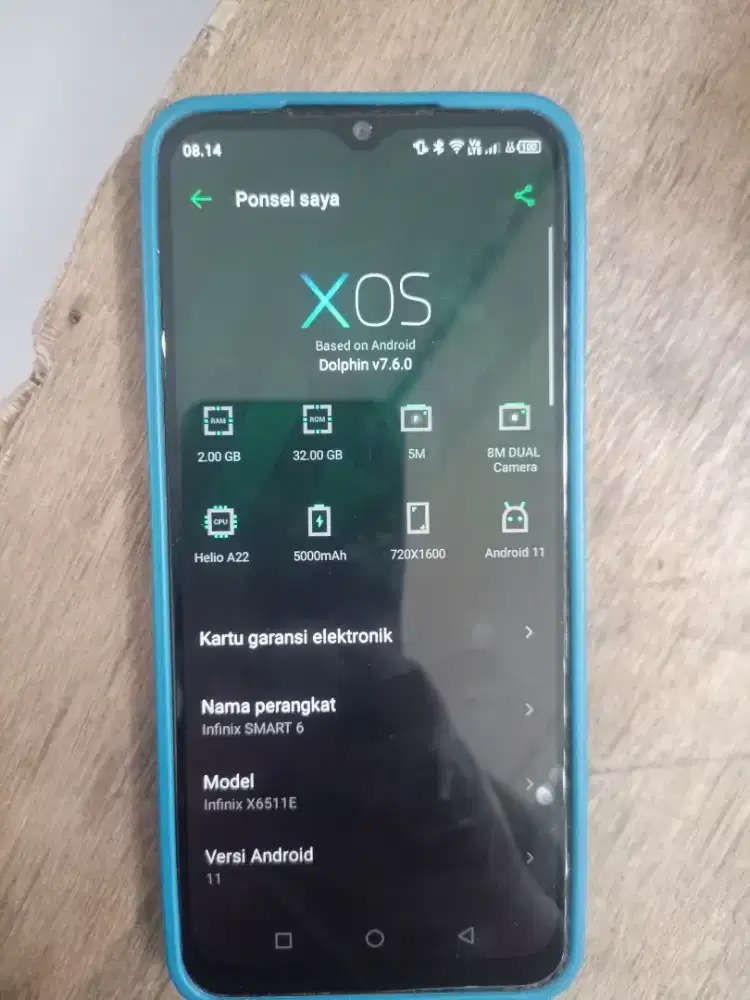 Jual BU infinix smarta 6 ram 2/32