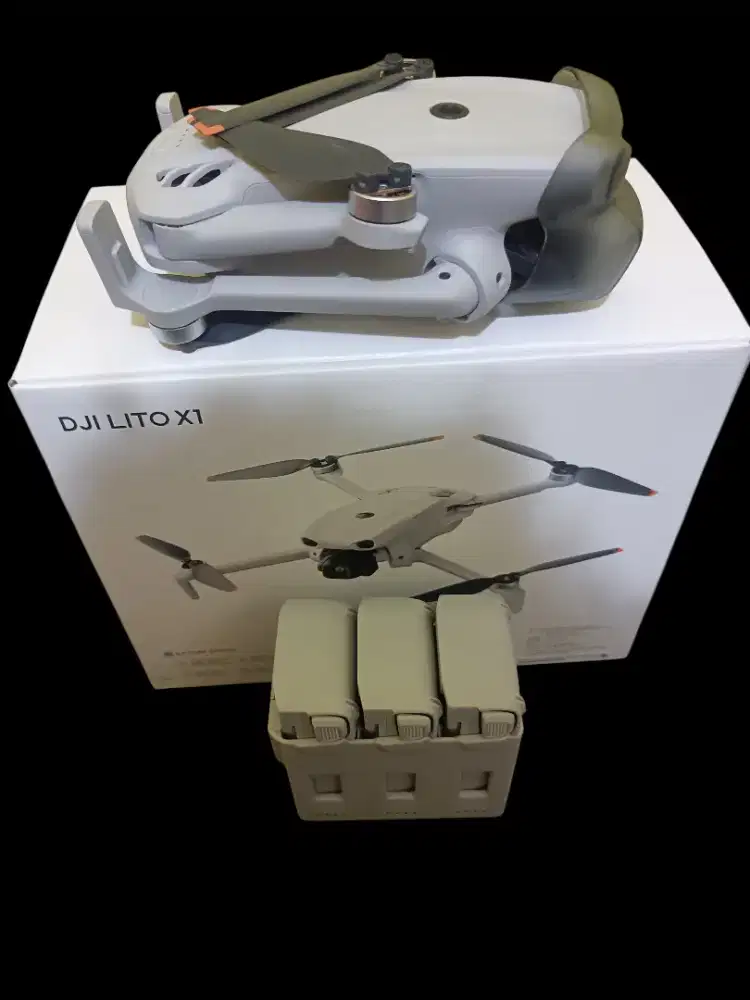 Dji Lito X1 dengan 3 baterai dan hub