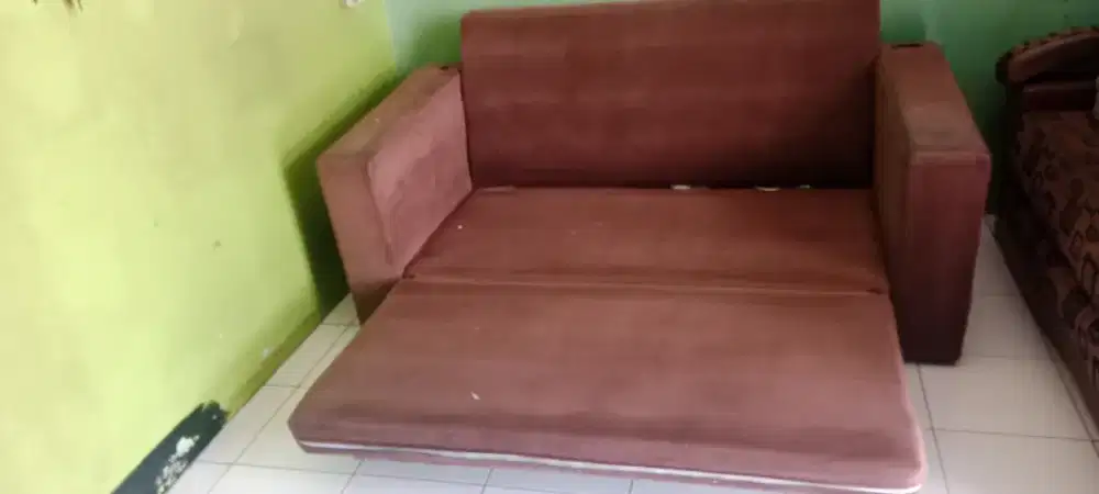 SOFABED - SOFA BED BEKAS nego tipis