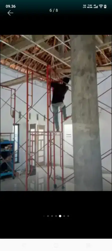 Atap bocor kanopi atap baja ringan terpasang kanopi