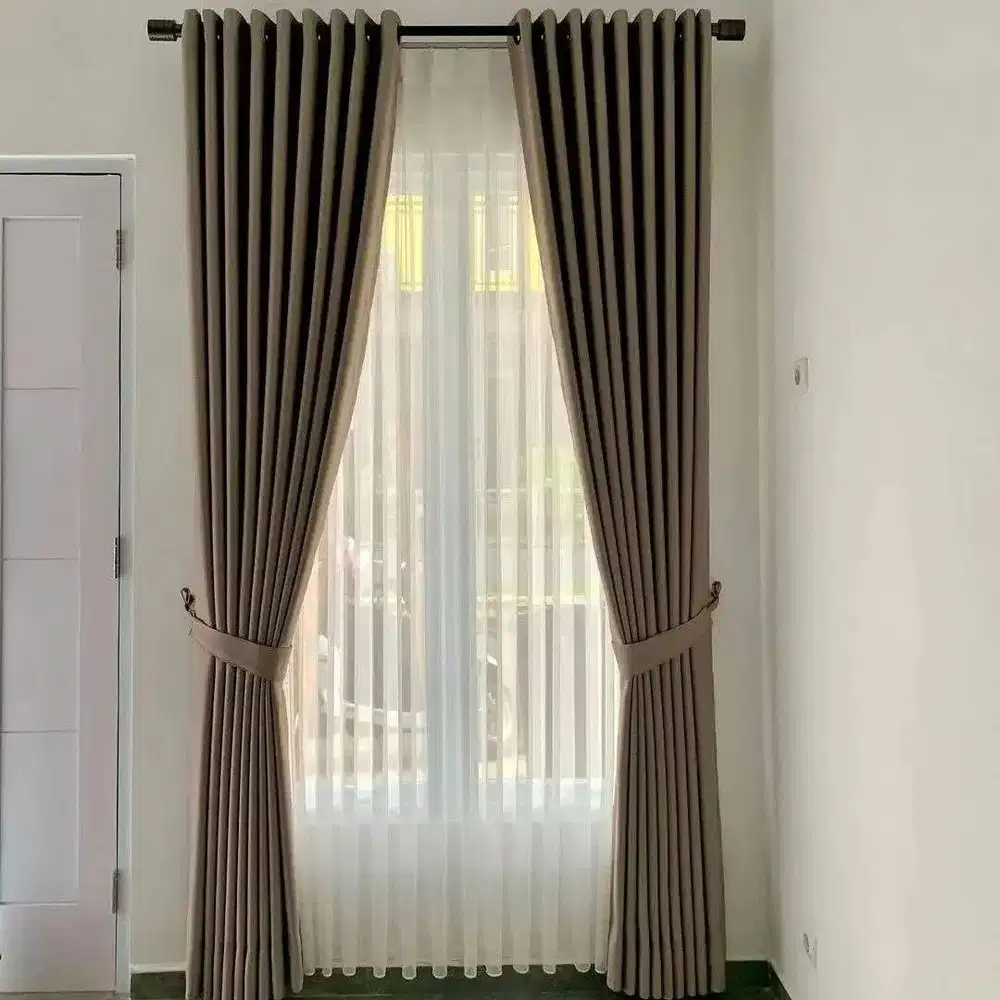 Jasa Buat gorden jendela pintu gorden blackout gordyn vitrase Gordyn
